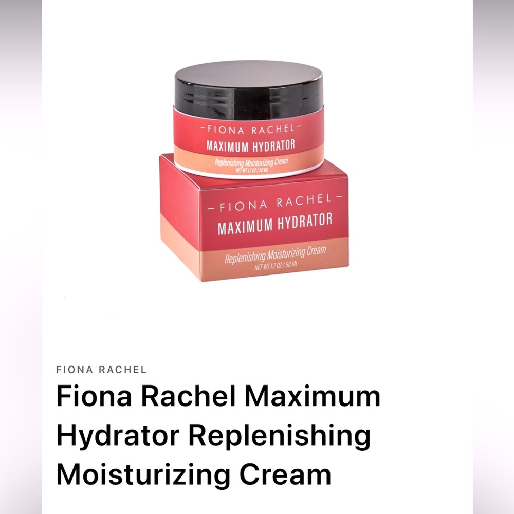 Fiona Rachel Maximum Hydrator Replenishing Moisturizing Cream 1.7 oz/ 50 ml NEW